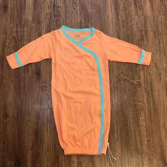 Baby Soy Organic Cotton Kimono Gown 3-6 Montha - Picture 1 of 8